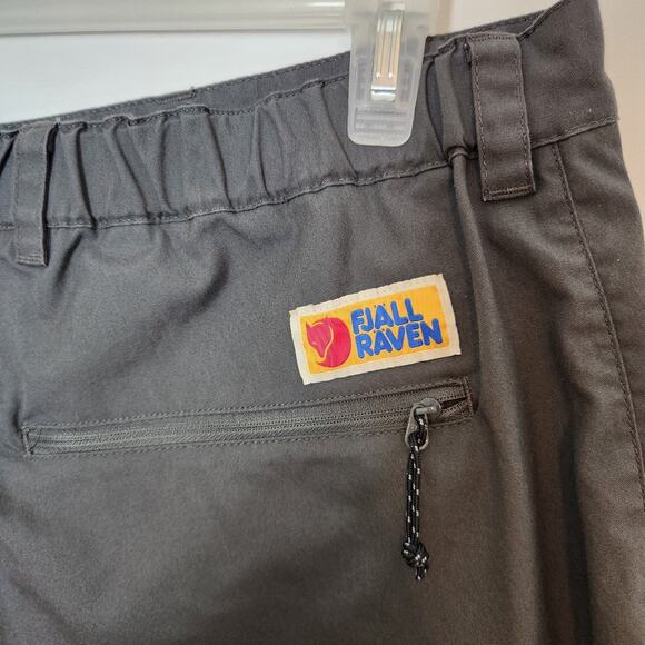 FjallRaven Pants Sz 38 X 34 Long Mens Vardag Trousers Outdoor Hiking Gray Logo - Picture 7 of 13